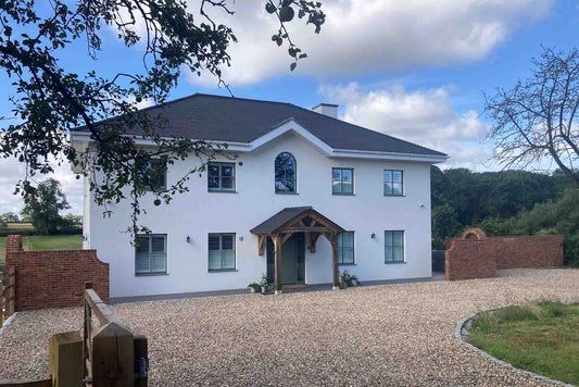 Energy efficient ICF home with Georgian charm